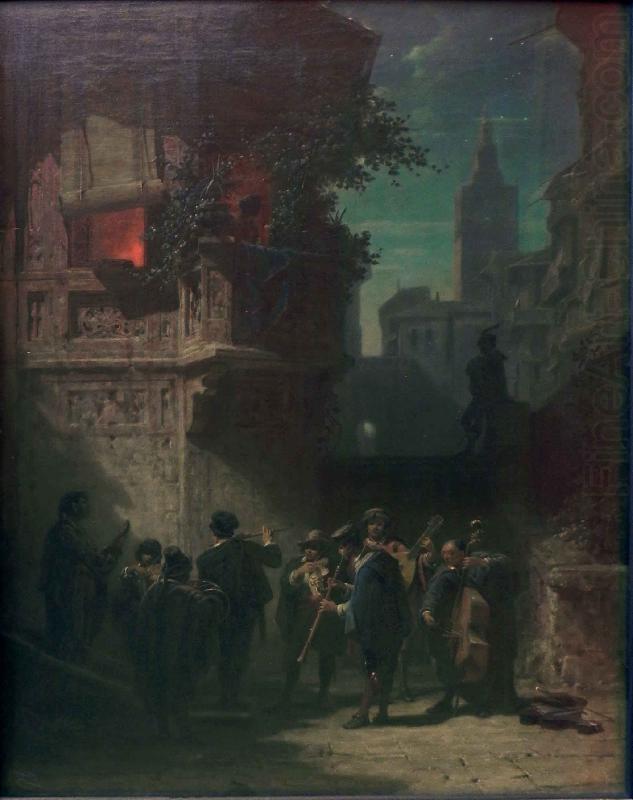 Spanisches Standchen, Carl Spitzweg